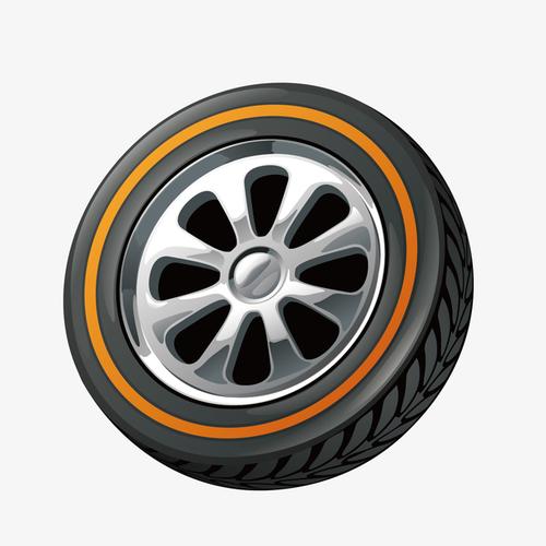 卡通轮胎设计素材
