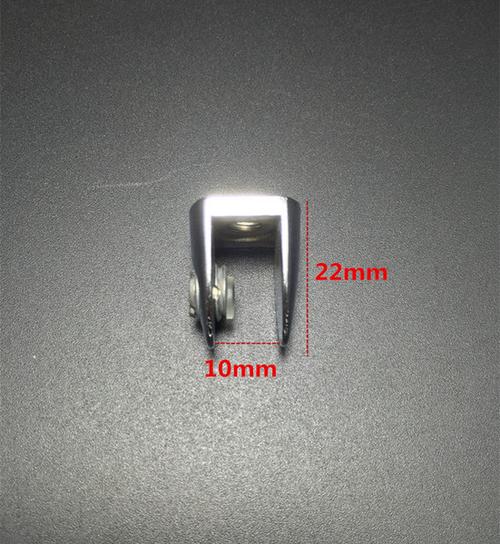 [汉唐五金] 10mm 5 固定玻璃夹 玻璃夹子层板托夹 玻璃层板托 固定夹