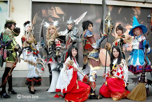 cos团队现身《王者世界》俊男靓女大集合