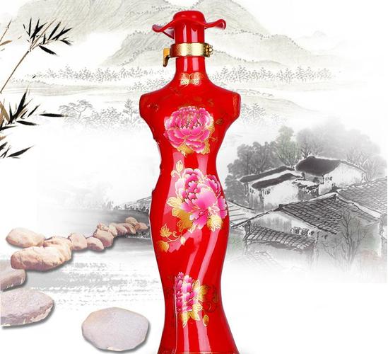 婚庆宴席旗袍醉美人生美女瓶装酒 大量批发 酒与酒瓶皆可单买 价格:0