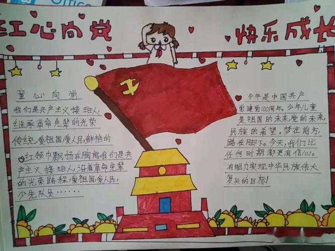 【童心向党,筑梦成长】红色手抄报作品展览第十六期