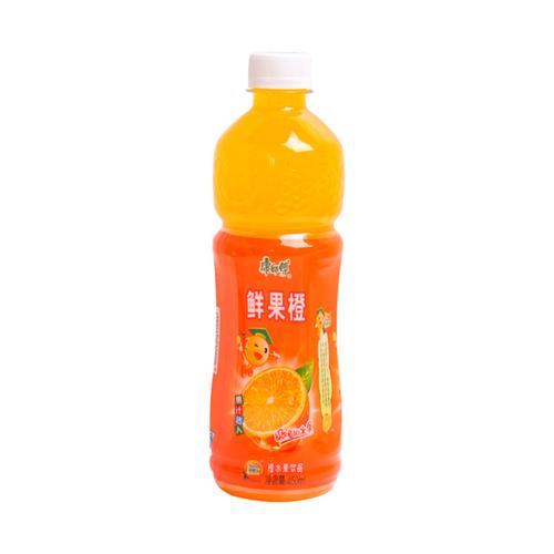 康师傅鲜橙汁500ml瓶鲜果混合浓缩果味饮料果汁