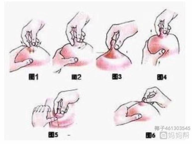 涨奶试试"6步奶结疏通法"