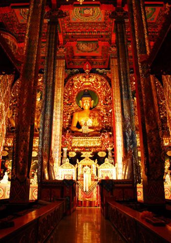 在414地震中,禅古寺房屋受损严重,佛学院,图书馆,喇嘛住所等几乎全部