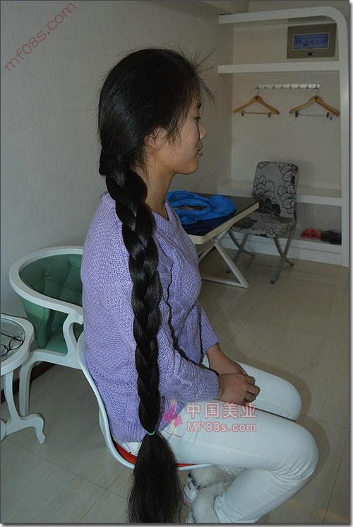 剃光19岁大学女生的大辫子-上海ww550#(11)