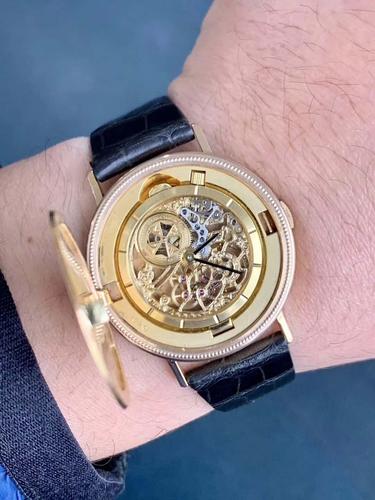 江诗丹顿艺术大师33059系列 正面部分为自由女神像头像,背面为双鹰