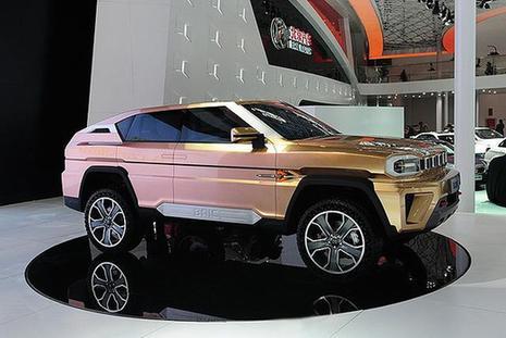 北汽bj100旗舰suv或明年投产 搭混动系统