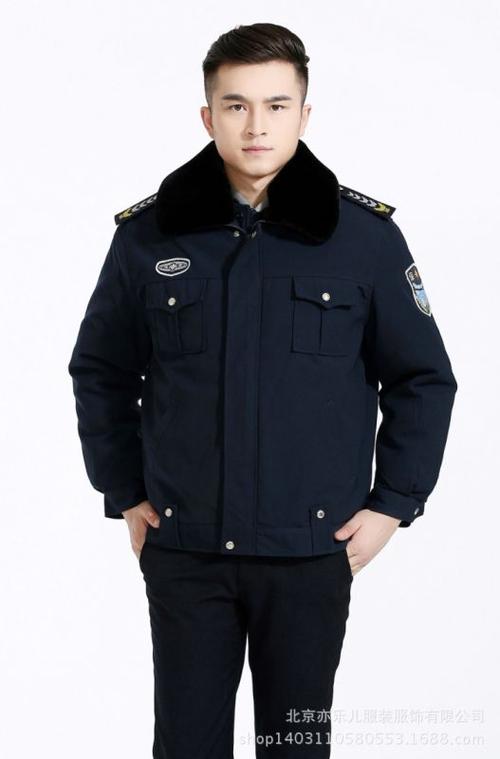 厂家直销2014新式冬季执勤保安服 防寒棉袄保安服 新式保安冬执勤
