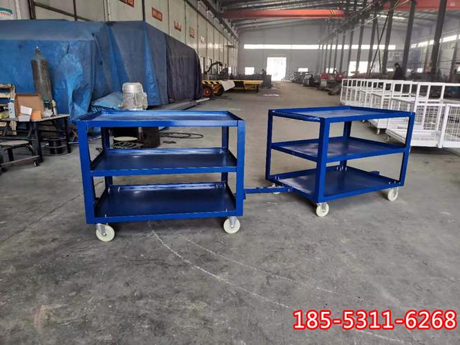 定制小型工具车 商场机场行李转运车 车间串联工具车 手推车