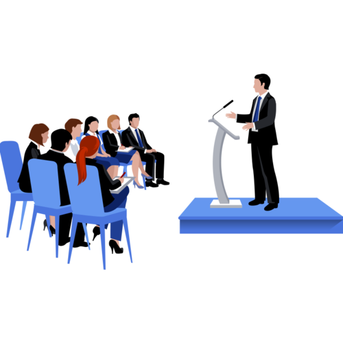 开会卡通图片大全