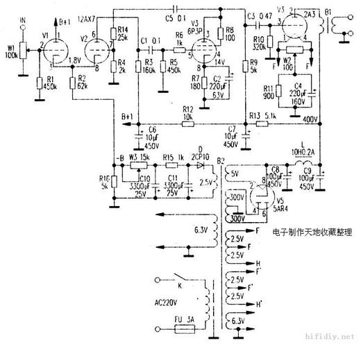 84种常用胆机电路图