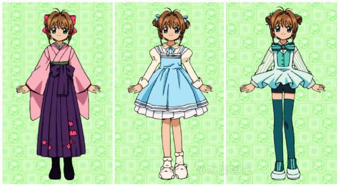 魔卡少女樱 百变小樱 小樱的衣服