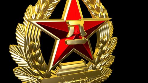 八一标志_1920x1080_高清视频素材下载(编号:168438)