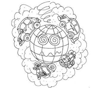 简笔画环境保护