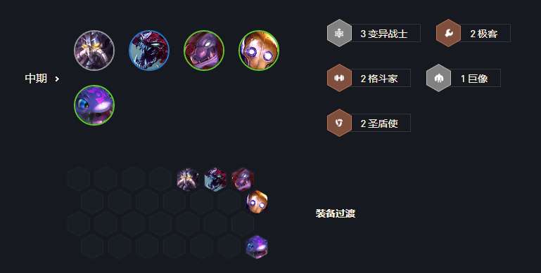 云顶之弈s6变异战士阵容变异大虫子阵容攻略介绍