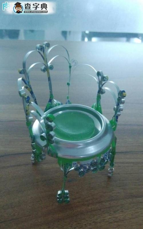 3-7岁儿童小制作的制作过程 易拉罐小椅子的做法图解