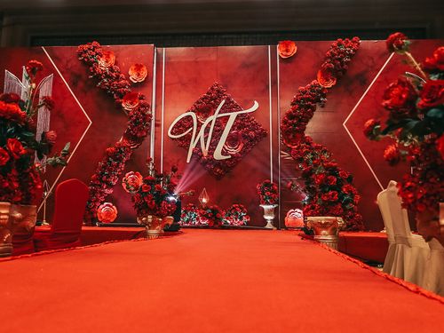 【诺言婚礼策划】质感满分复古红金主题婚礼