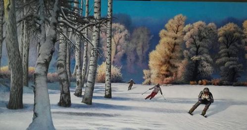魅力冬奥·冰雪激情《雪国精灵——冯庆油画展》由"中国冰雪油画第