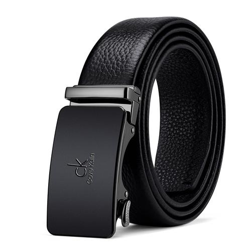 covekalin正品皮带男新品青年自动扣真皮中年男士腰带