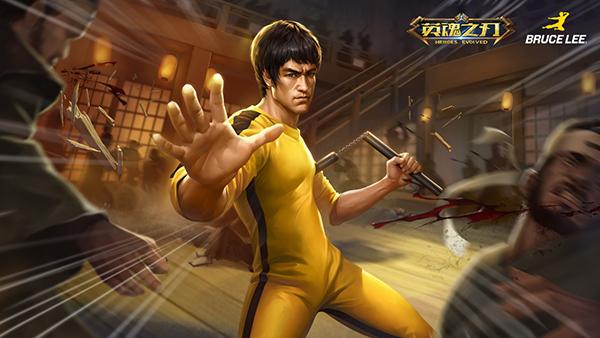 英魂之刃获李小龙全球正版授权民族骄傲首登moba游戏