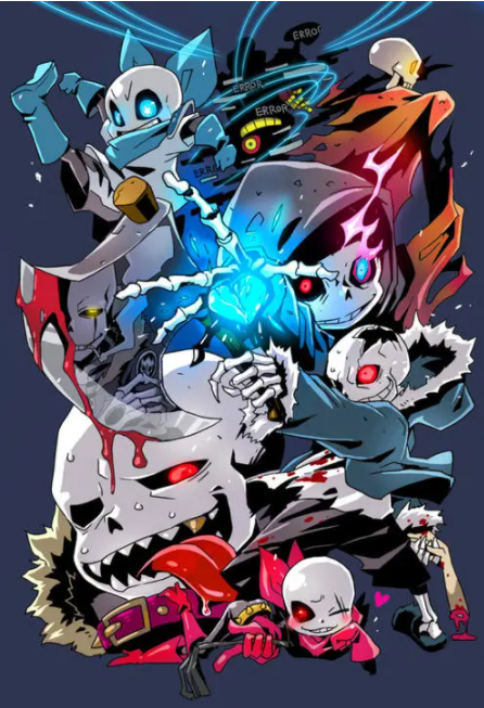 游戏 单机游戏 当你放p时sans们的反应 原衫:囧 fell:囧 swap:囧 恐惧