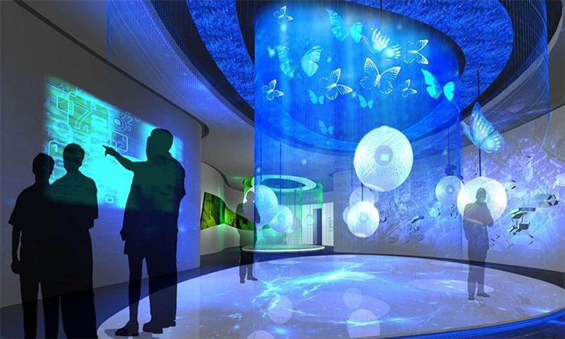 房地产行业展厅设计中全息投影沙盘的应用价值