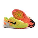 耐克nike lunarglide 7 登月7代男鞋飞线编织运动鞋跑鞋747355(荧光黄