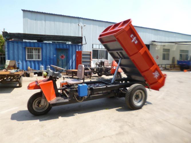 重型电瓶工程三轮车 7.5千瓦电机 载重量4吨 矿山专用电瓶车厂家