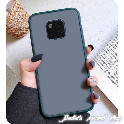 华为mate20pro,华为mate20pro图片 华为mate20pro雾面撞色手机壳网红肤感lya-al10简约防