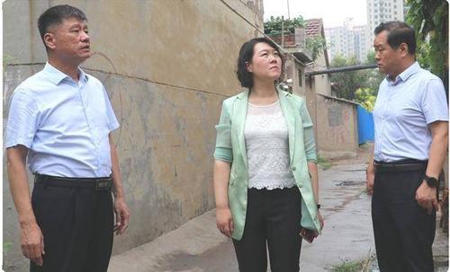 7月28日上午,淄川区委副书记,区长周婷到重点区域督导防汛工作,副区长