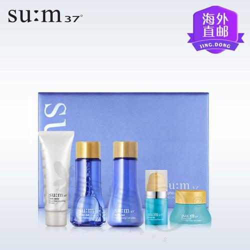 韩国进口呼吸sum37度苏秘套装套盒水分惊喜时光能量气垫bb霜孕妇可用