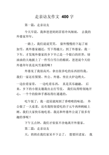 走亲访友作文400字.doc 3页