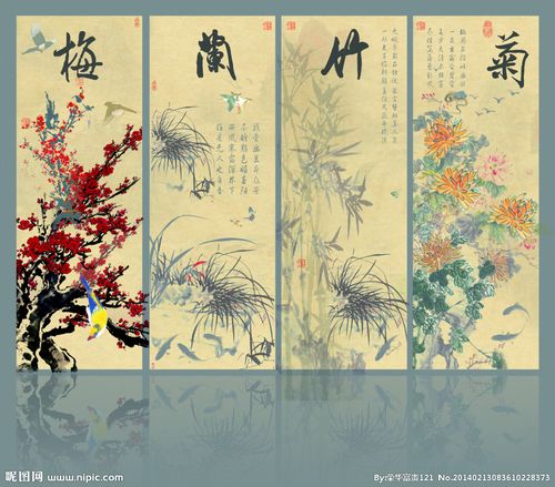 梅兰竹菊系列