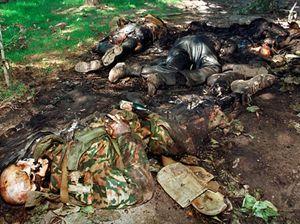 尸体燃烧露白骨 车臣战争太惨烈