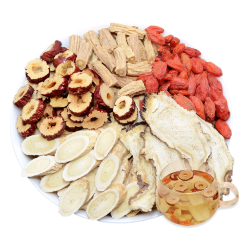 甘肃黄芪当归党参组合枸杞红枣特级中药材煲汤养生滋补气血茶盒装