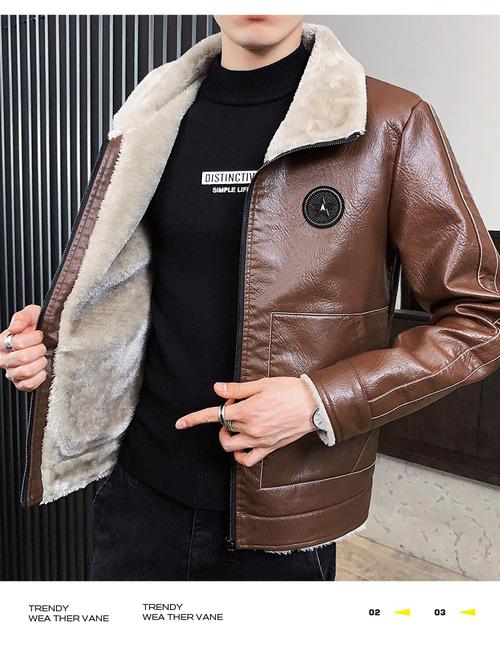男装 839卡其 皮毛一体 m 商品编号:10035722241205 店铺: 皮尔卡丹