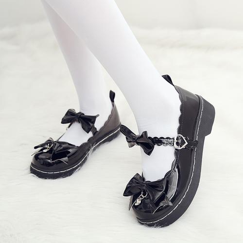 梅露露原创lolita鞋子甜心圆头学生单鞋洛丽塔女仆制服jk小皮鞋女
