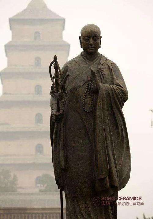 西安大雁塔 玄奘像