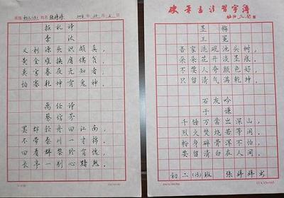 廉洁的硬笔书法手抄报 廉洁的手抄报
