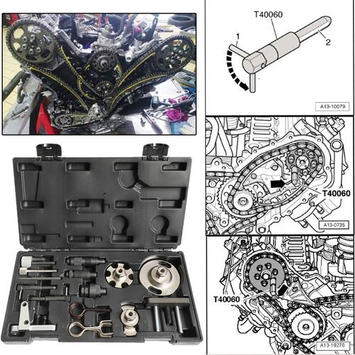 奥迪q7卡宴大众途锐3.0tdi a6l c6 2.7柴油发动机can正时专用工具