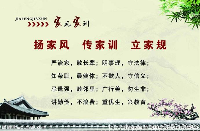 【王雨】传承好家训 培育好家风