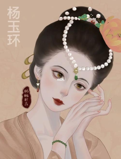 画中人之杨玉环_绘画_国风_procreate_杨玉环_兴趣爱好_绘画