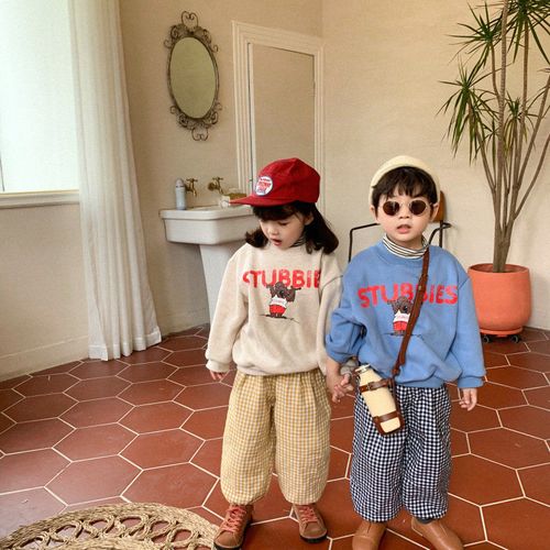 童卫衣2020秋冬新款韩版男女宝宝卡通印花长袖卫衣中小童圆领上衣