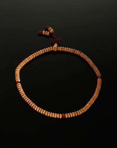 聚木缘黄色血丝菩提龙珠手串
