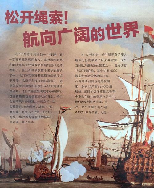 福禄特帆船驶入阿姆斯特丹的港口