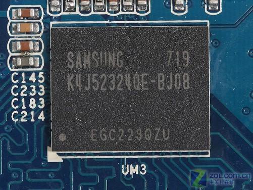 samsung 0.8ns gddr3内存芯片