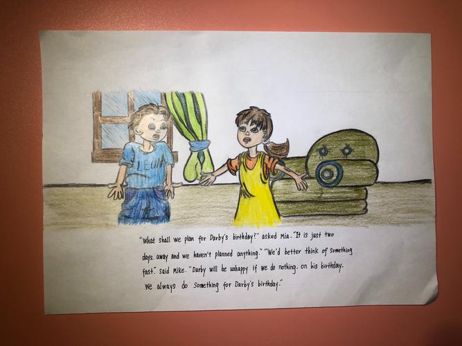 英语手绘本制作