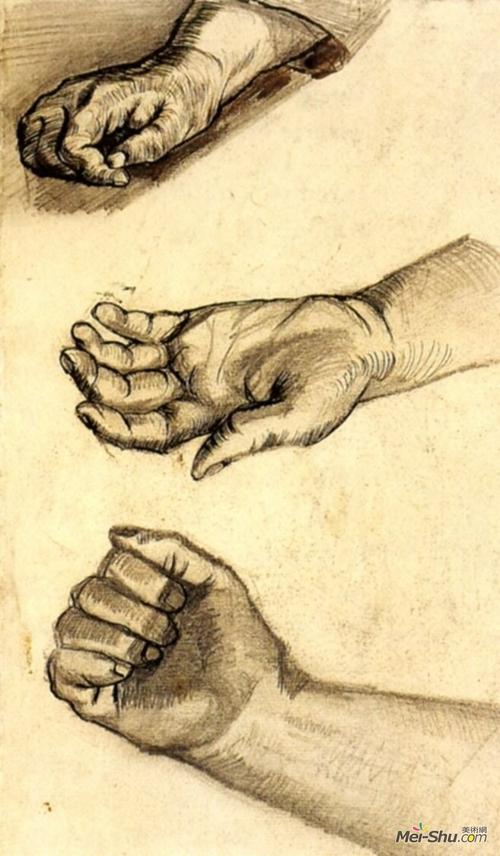 三只手梵高vangogh作品高清
