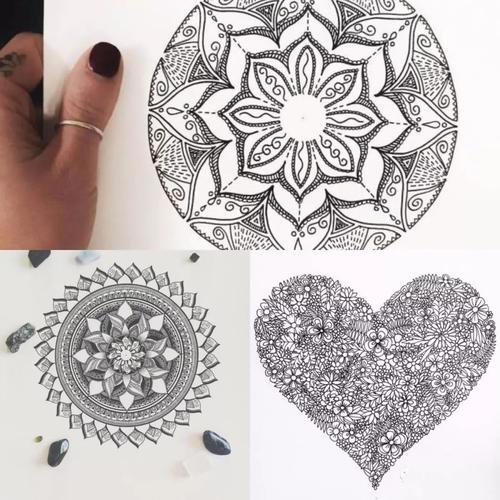 禅绕画——线条的艺术,心灵的冥想