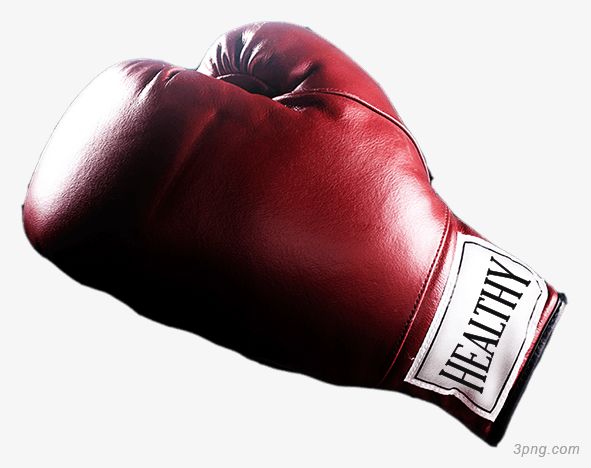 红色拳击手套png素材透明免抠图片-其他元素